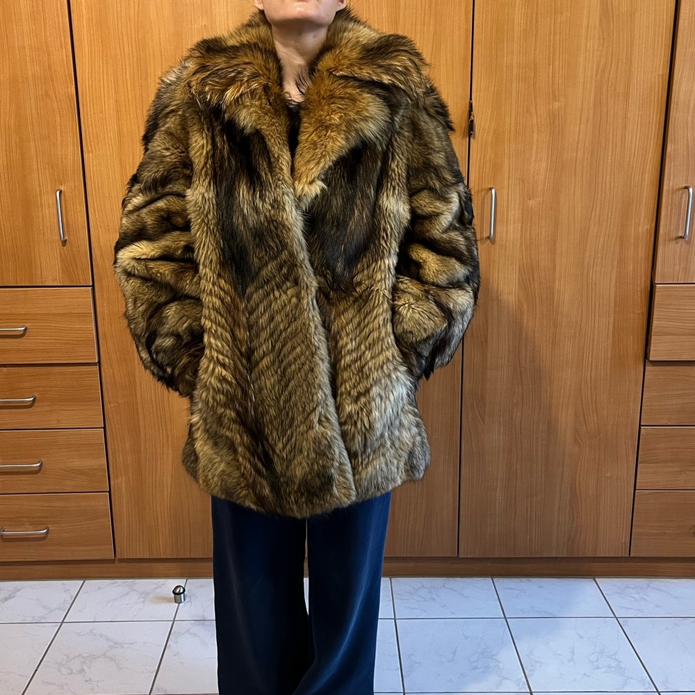 Custom made fur coat
